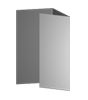 Taufkarte DIN lang 6-seiter Wickelfalz 4/4 farbig + Sonderfarbe Silber